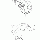 GS650G 1981-1982 Headlamp housing - front fender