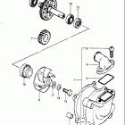 RM125 1981-1982 Water pump (model z)