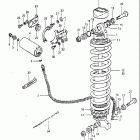 RM465 1981-1982 Амортизатор