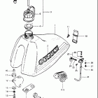 RS175 1980-1982 Fuel tank (model z)