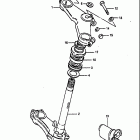 GS1000S 1982 Траверса нижняя