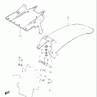RM125 1981-1982 Заднее крыло