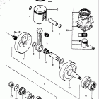 RM125 1981-1982 Crankshaft (model z)