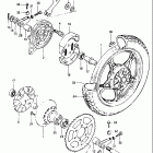 GS550L 1981-1982 Rear wheel (model z)