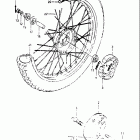 RM80 1982 Переднее колесо