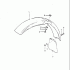 RM80 1982 Переднее крыло