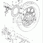 RM125 1981-1982 Заднее колесо