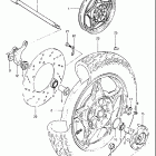 GS650GL 1981-1982 Заднее колесо