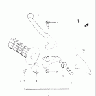 RM465 1981-1982 Left handle grip (model z)