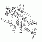 GN400T 1982 Механизм  переключения передач