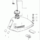 SP500 1981-1982 Топливный бак (модель X)