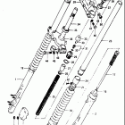 RM125 1981-1982 Front fork (model z)