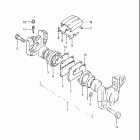 GS650GL 1981-1982 Rear caripers