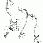 GS550M 1982 Передние тормозные трубки
