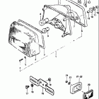 GS550M 1982 Задний фонарь