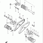 GS650GL 1981-1982 Footrest (model x)