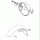 GS450L 1980-1982 Housing headlamp - front fender