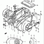 GS450T,-TX 1981-1982 Крышки картера