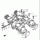 GS650GL 1981-1982 Cylinder head cover (~f.no.104612)