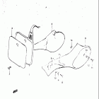 RM125 1981-1982 Frame cover (model z)