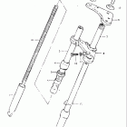 JR50 1982 Передняя вилка