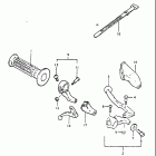 DR500 1981-1982 Left handle switch (model x)
