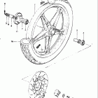 GS650GL 1981-1982 Front wheel (model z)