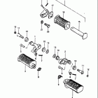 GS550M 1982 Подножки