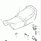 GS750E 1982 Сидение