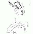 GS450T,-TX 1981-1982 Headlamp housing - front fender