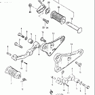 GN400T 1982 Подножки