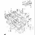 GS650G 1981-1982 Головка цилиндра