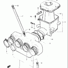 GS650G 1981-1982 Воздухозаборник
