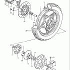 GS550L 1981-1982 Rear wheel (model x)