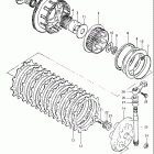 GS650G 1981-1982 Сцепление