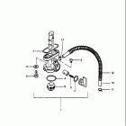 DR500 1981-1982 Топливный кран