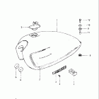 GS650G 1981-1982 Топливный бак (модель X)
