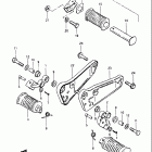 GS550L 1981-1982 Footrest (model x)