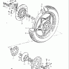 GS750E 1982 Заднее колесо