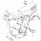 RM465 1981-1982 Frame - seat (model x)