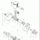 RS175 1980-1982 Коленвал