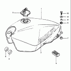 GS550M 1982 Топливный бак