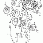 GS550L 1981-1982 Speedometer - tachometer (model x)
