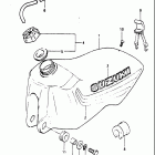 RM125 1981-1982 Fuel tank (model z)