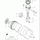 GS650G 1981-1982 Коленвал