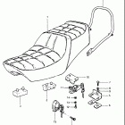 GS550L 1981-1982 Сидение