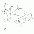 RM125 1981-1982 Frame cover (model x)