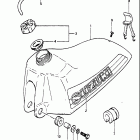 RM465 1981-1982 Топливный бак (модель X)