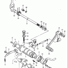 GS550L 1981-1982 Механизм  переключения передач