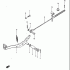 RM465 1981-1982 Задний тормоз